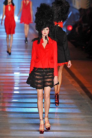 paris fashion week spring summer 2009 john galliano layering skirt Paris Fashion Week Spring/Summer 2009