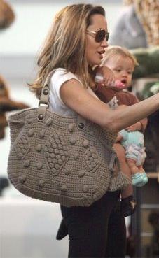 celebrity handbag angelina jolie fabric handbag Angelina Jolie Style Handbags