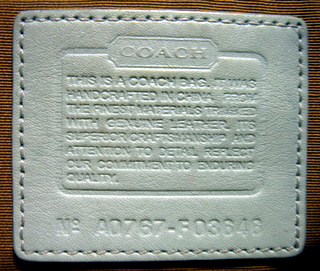 coach handbag leather tag How to Spot a Fake Coach Handbag