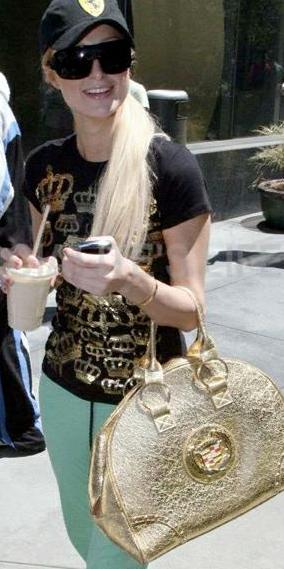 Paris Hilton Gold Handbag Paris Hilton Gold Handbag