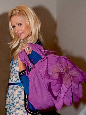 paris hilton bags.  celebrity handbag paris hilton purple handbag Paris Hilton Style 
