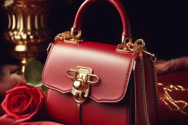 Luxury Red Handbag