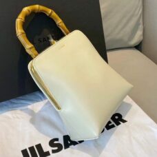 Jil Sander Bag Goji Frame Small Bamboo Bag Luxury Designer Handbag Genuine Leather Advanced Texture Tote Bag Women Shoulder Bag 2