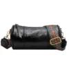 Vegan Leather Rustic Barrel Bag 6