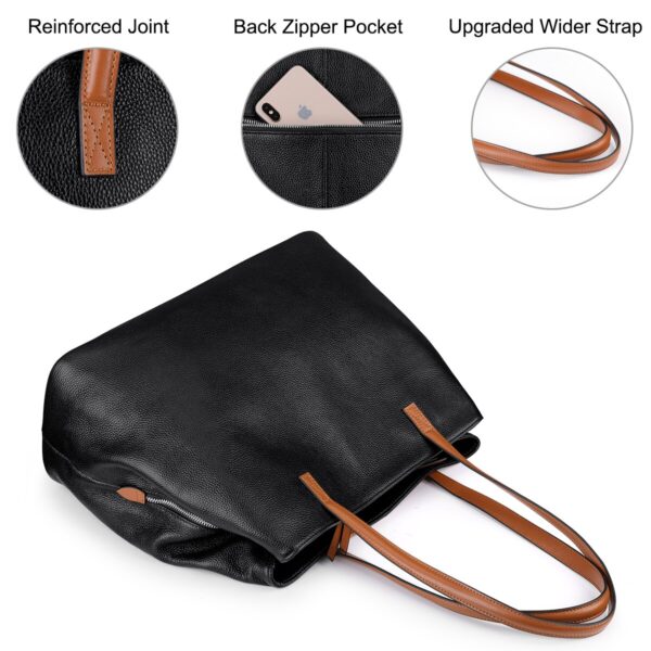 Genuine Leather Large Capacity Hobo 4