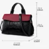 Genuine Leather Vogue Elegance Flap Bag 6