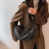 Vegan Leather Rustic Curve Hobo 3