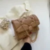 Vegan Leather Quilted Cube Flap Bag 9
