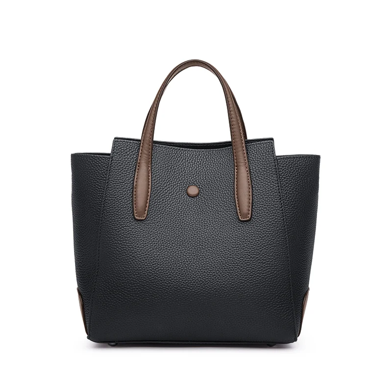Genuine Leather Business Casual Tote 2