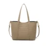 Genuine Leather Chic Croc-Embossed Tote 2