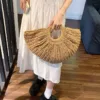 Straw Country Curve Bucket Bag 5