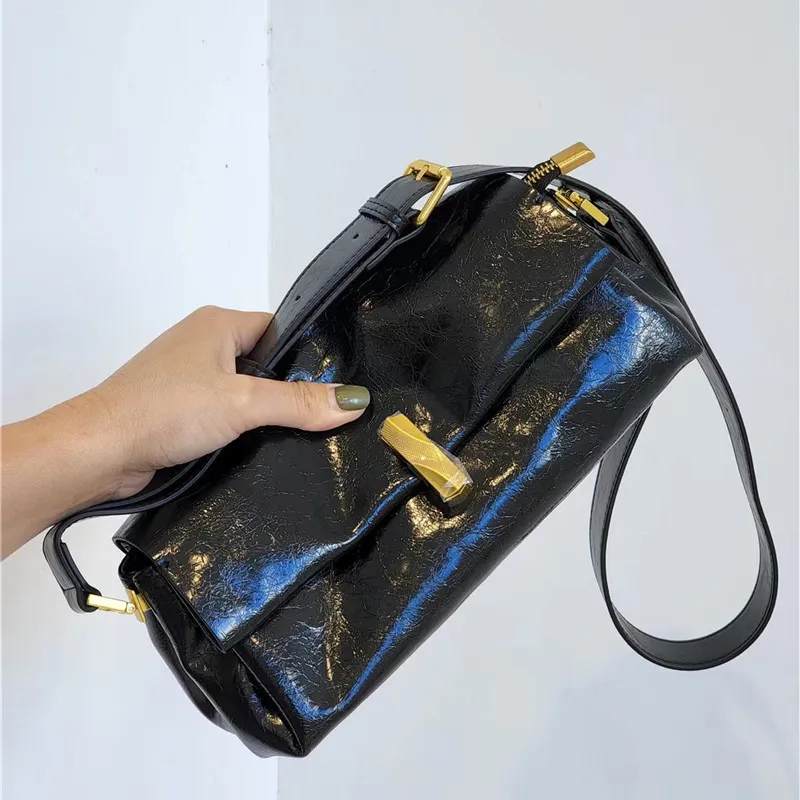 Genuine Leather Midnight Muse Baguette Bag 1