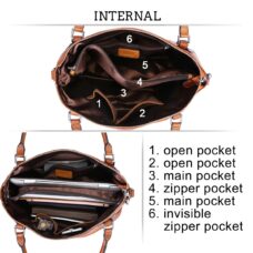 Cindi\'s Chic Leather Tote: A Practical & Stylish Handbag for Women (UK Shipping) 2
