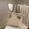 Woven Straw Summer Tote Bag 3
