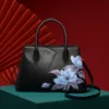 Genuine Leather Floral Blossom Tote 2