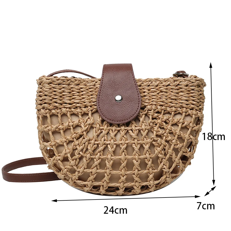 Straw Weave Eco-Chic Sling Bag 8