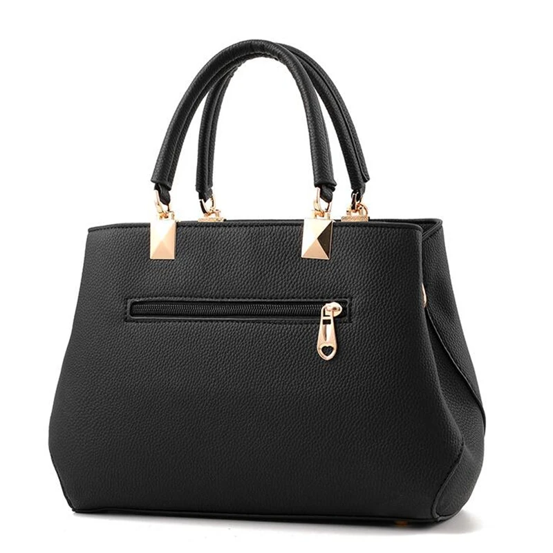 Vegan Leather Dainty Bow Tote 2