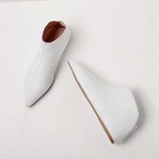 Krazing Pot Big Size Full Grain Leather Soft Winter Spring Shoes Modern Girl Pointed Toe Slip on Flats Office Lady Pregnant Shoe 5