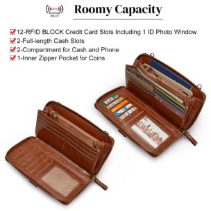 Cellphone Purse with RFID Blocking with 2 Straps 4