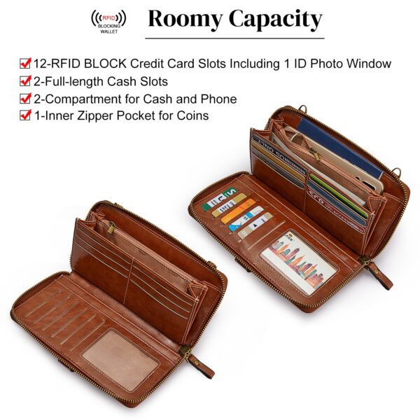 Cellphone Purse with RFID Blocking with 2 Straps 4