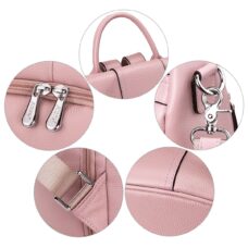 Genuine Soft Leather Antitheft Backpack 3