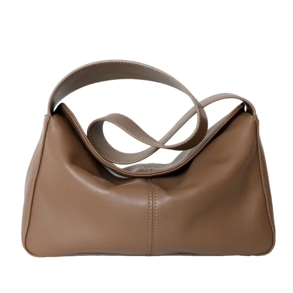 Genuine Leather Double Flap Bag 9
