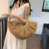 Straw Country Curve Bucket Bag 1