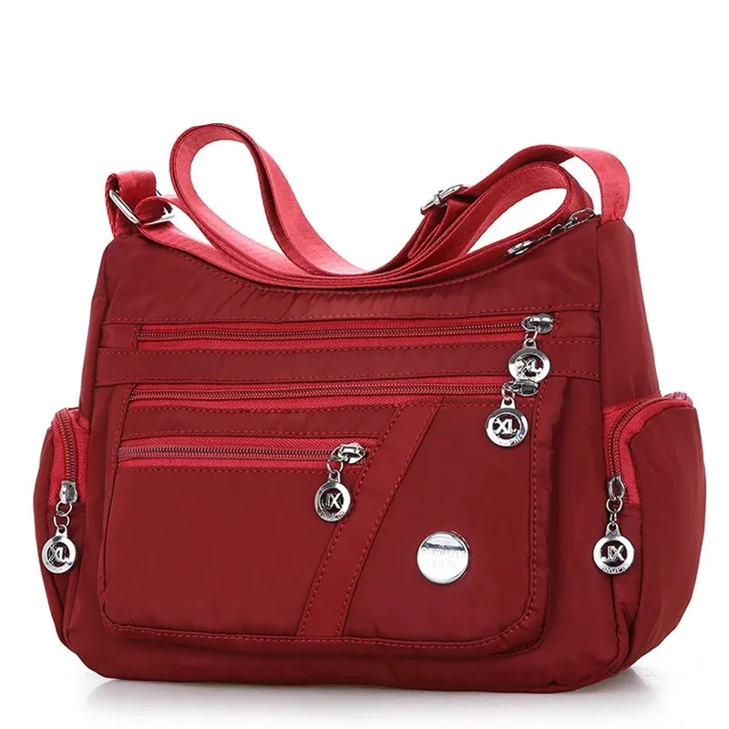 Nylon Multi-Pocket Sling Bag 1