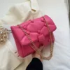 Vegan Leather Quilted Cube Flap Bag 1