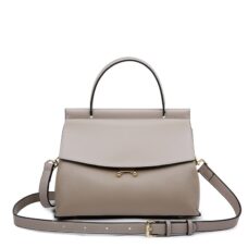 Leather Tote Bag with Crossbody Strap 5