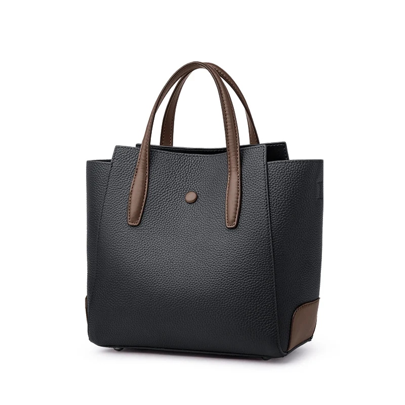 Genuine Leather Business Casual Tote 1
