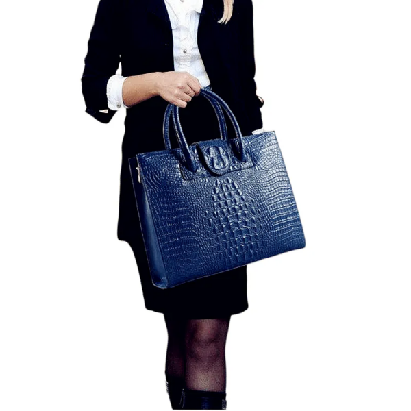 Genuine Leather Luxe Lifestyle Tote 1