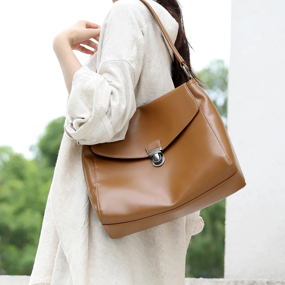 Genuine Leather Chic Companion Flap Bag 2