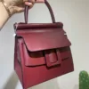 Genuine Leather Flap Buckle Handbag 4