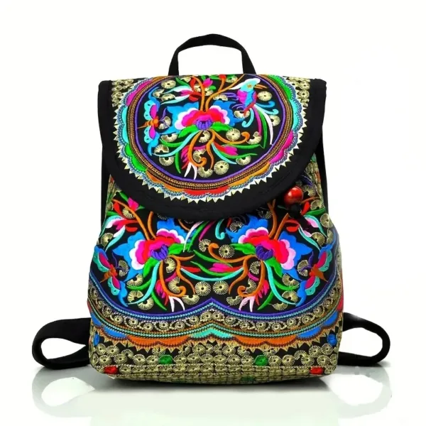 Polyester Festival of Florals Backpack 7