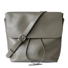 Genuine Leather Belt Strap Messenger Bag 7