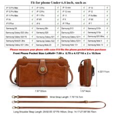 Cellphone Purse with RFID Blocking with 2 Straps 3