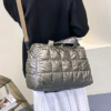 Nylon WInter Quilted Puffy Tote 5
