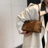 Vegan Leather Butterfly Baguette Bag 3