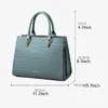 Genuine Leather Wave Crest Classy Tote 3