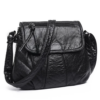 Vegan Leather Double Compartment Sling Bag