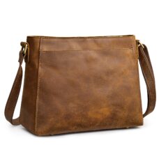 Hand-Rubbed Genuine Leather Crossbody or Shoulder Bag 1