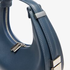 Genuine Leather Half Moon Blue Moon Handbag 3