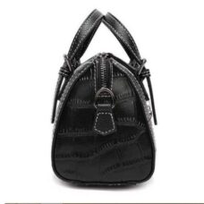 Genuine Cow Leather Shoulder/Crossbody Bag - Vintage Hobo with Crocodile Pattern 2