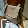 Genuine Leather Modern Messenger Flap Bag 4