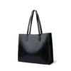 Genuine Leather Matte Carryall Tote 3