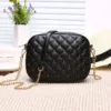 Vegan Leather Classic Diamond Quilted Sling Bag 2