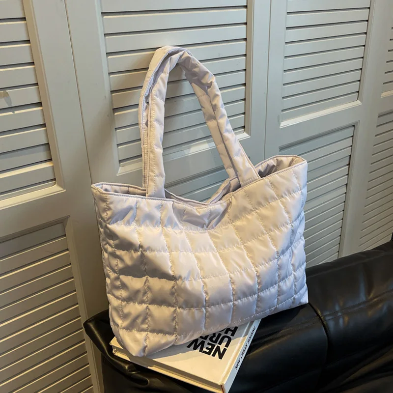 Vegan Leather Quilted Comfort Carryall Tote 3