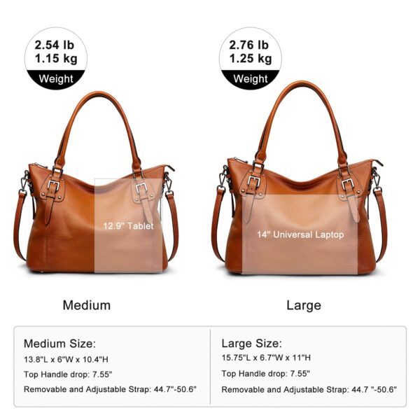 Cindi\'s Chic Leather Tote: A Practical & Stylish Handbag for Women (UK Shipping) 5