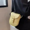 Vegan Leather Mini Flap-top Messenger Bag 2
